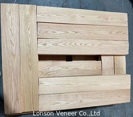 OEM Red Oak Wood Veneer, Lantai, Panel Kekerapan Kelas A 0.45