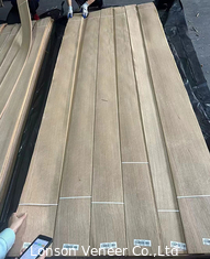 Panel veneer Oak Putih Anerican Kelas AA Ketebalan Potongan Perempat 0,45mm